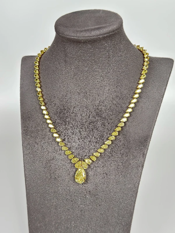 Crivelli HIGH JEWELLERY FANCY YELLOW DIAMONDS 49.88 CT NECKLACE 171-3102 6