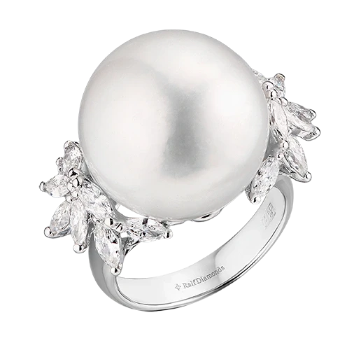 PEARL 17.00 MM RING (SIZE 54)