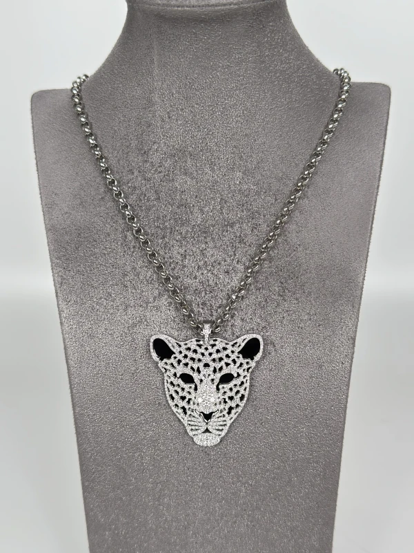 Carrera y carrera  BESTIARIO DIAMOND LEOPARD PENDANT DA10718 431890 3
