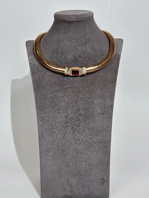 Bvlgari HIGH JEWELLERY, Tubogas Classic Necklace 361315 4