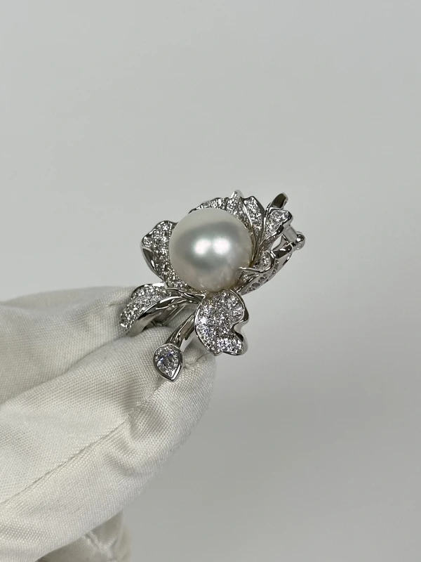 Mikimoto PEARL BROOCH 13 MM PBM19NDW 3