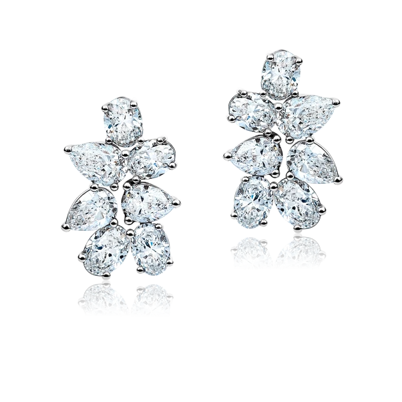 No name DIAMOND EARRINGS 7.72 CT 3.6-4.12 ct