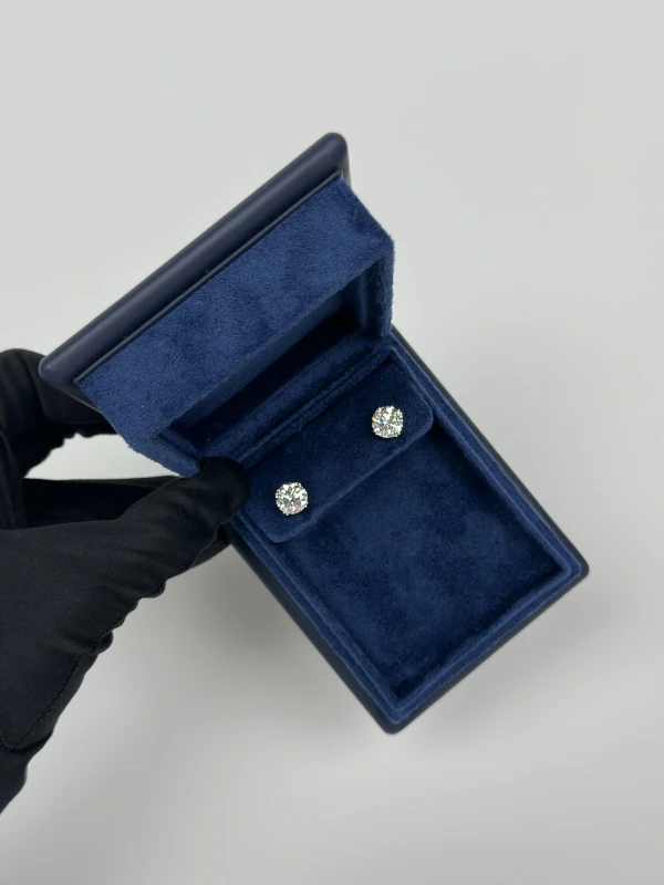 No name СЕРЬГИ-ПУСЕТЫ С БРИЛЛИАНТАМИ 3.01 - 3.02 CT E/VVS2 EXEXEX (GIA) NN3.01-3.02E/VVS2 5
