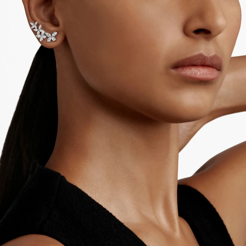 Graff Classic Butterfly Petite Diamond Ear Climber RGE1819 2