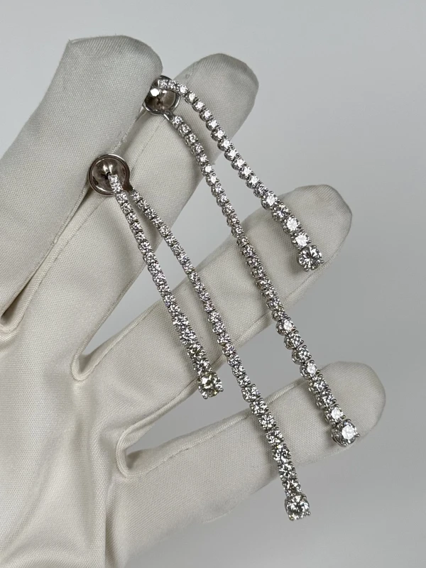 GRAFF Diamond Double Strand Earrings RGE668 4