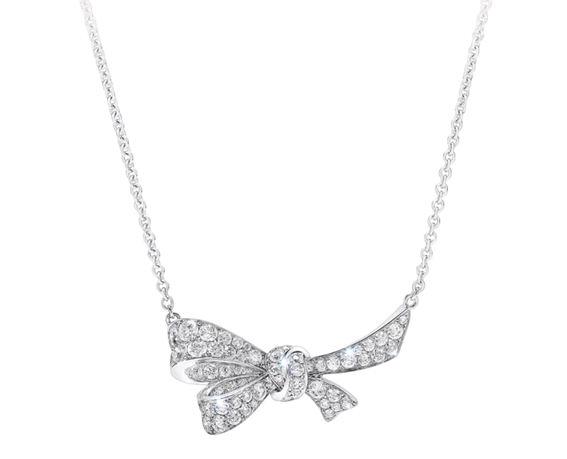 TILDA'S BOW DIAMOND PENDANT