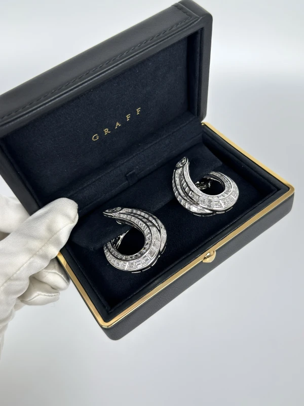 GRAFF DIAMOND EARRINGS 18.57 CT 18.57 CT 5