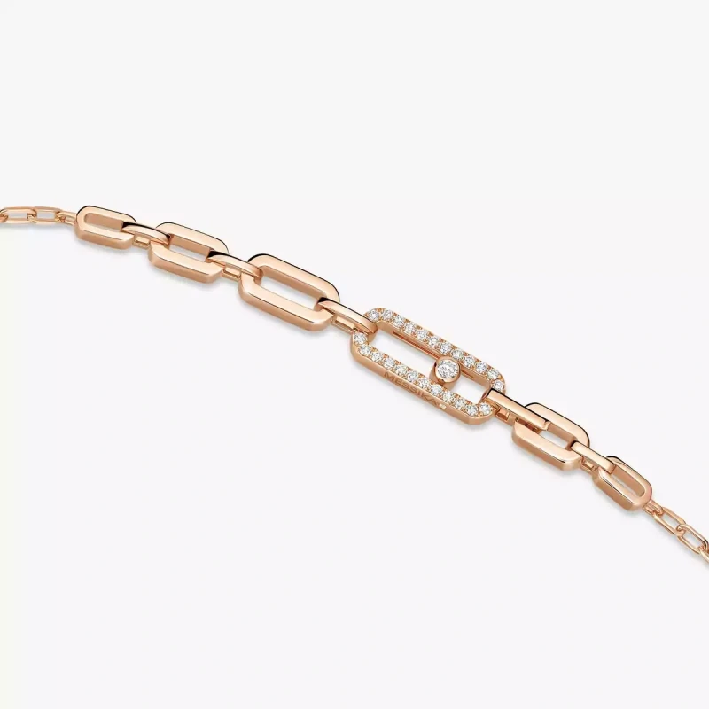 Messika Sautoir Move Uno Collier Diamant Or Rose 07170-PG 4