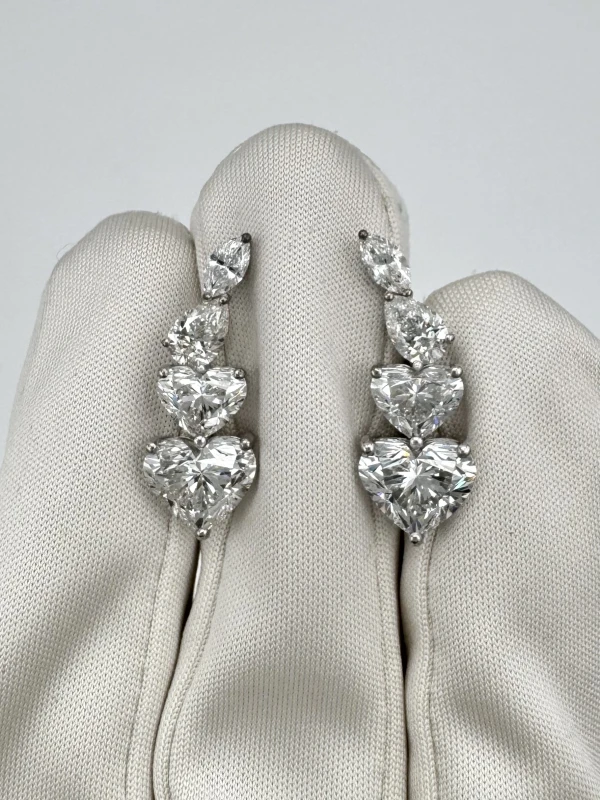 DeRosa DIAMOND 7.23 CT EARRINGS E48721 3
