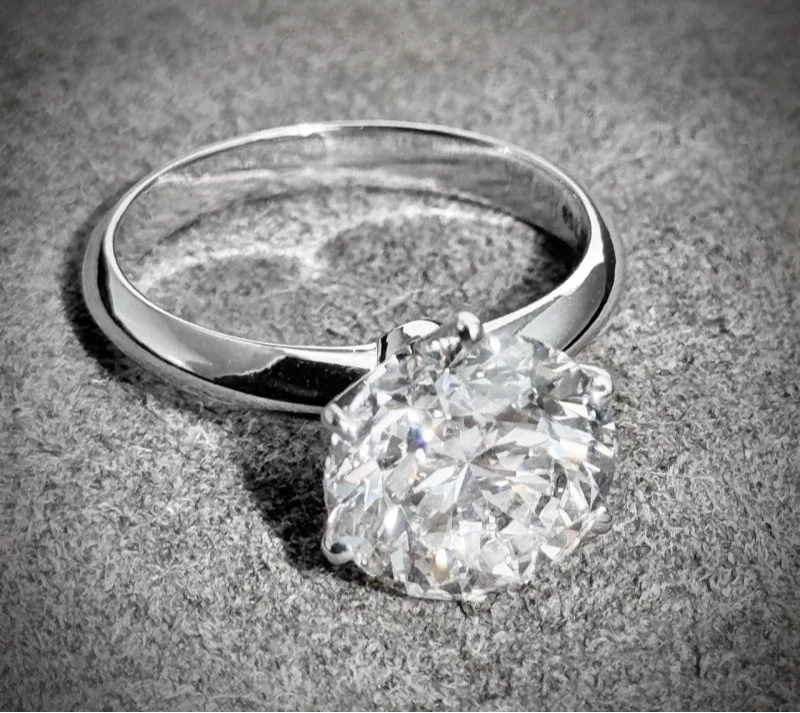 СЕРЬГИ NO NAME DIAMOND RING 5.01 CT EXEXEX 5.01 D/SI1 1