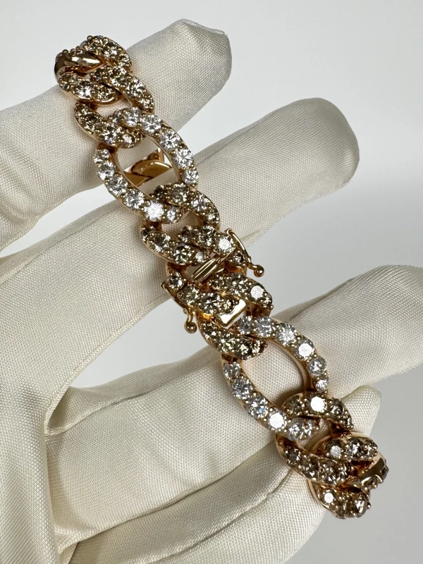 Crivelli WHITE & BROWN DIAMOND 21.09 CT BRACELET CRbr7361 4