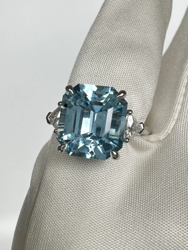 PARURE ATELIER AQUAMARINE 6.37 CT RING (SIZE 56) R3073 3
