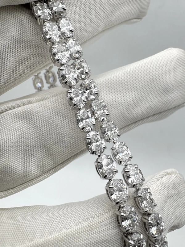 No name OVAL DIAMOND 22.20 CT D-F/VVS-VS NECKLACE (GIA) NN22.20 4