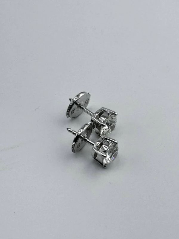 СЕРЬГИ NO NAME СЕРЬГИ С БРИЛЛИАНТАМИ 1.01 СТ G/VS1 - 1.00 CT G/VS2 1.01 СТ G/VS1 - 1.00 CT G/VS2 8