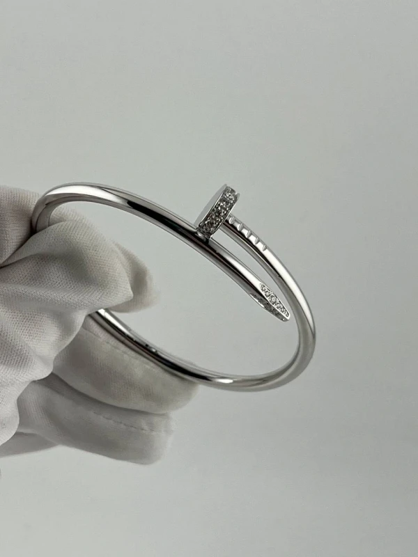 Cartier JUSTE UN CLOU BRACELET, WHITE GOLD, DIAMONDS (SIZE 16) B6048716 7