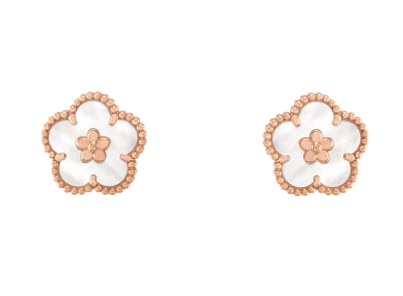 Lucky Spring earrings, plum blossom