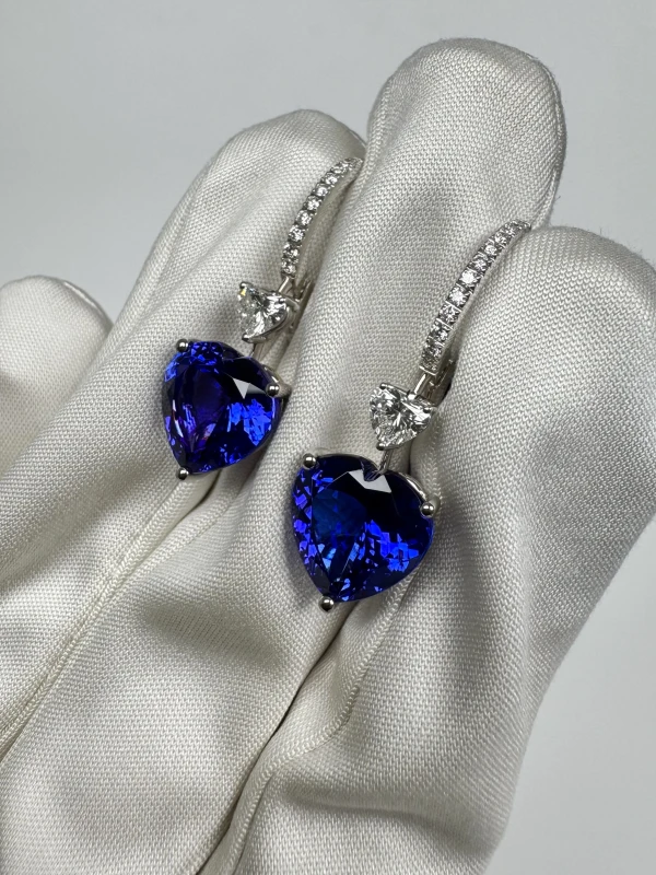 VERDI JEWELLERY СЕРЬГИ С ТАНЗАНИТАМИ  5.56 CT - 5.92 CT 5.56 CT - 5.92 CT 4