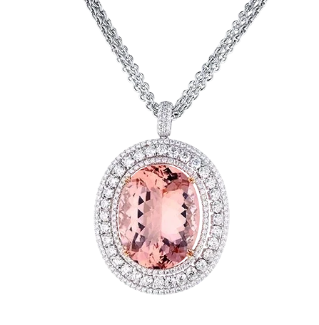 MORGANITE 74.74 CT PENDANT