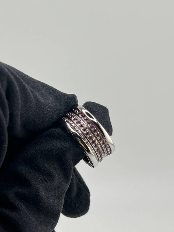 Bvlgari Pink Sapphire B.zero ring 4