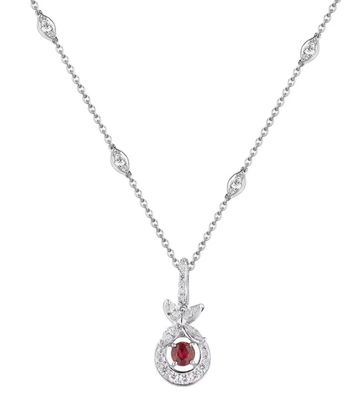 RUBY & DIAMOND PENDANT