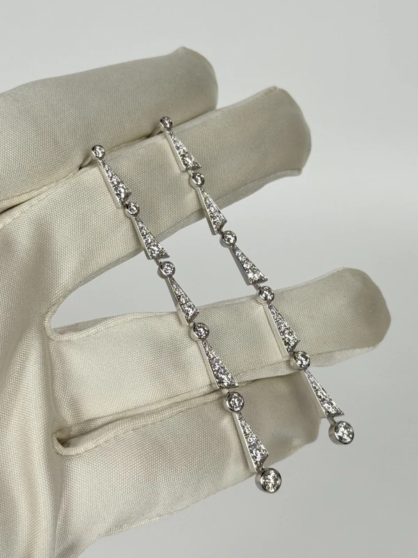 GRAFF SOLAR LONG DROP DIAMOND EARRINGS RGE1517 4