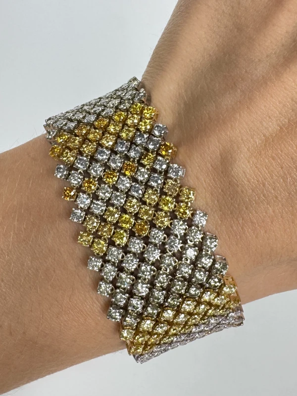 DeRosa DIAMOND 27.28 CT MOSAIC BRACELET B734127283B 4