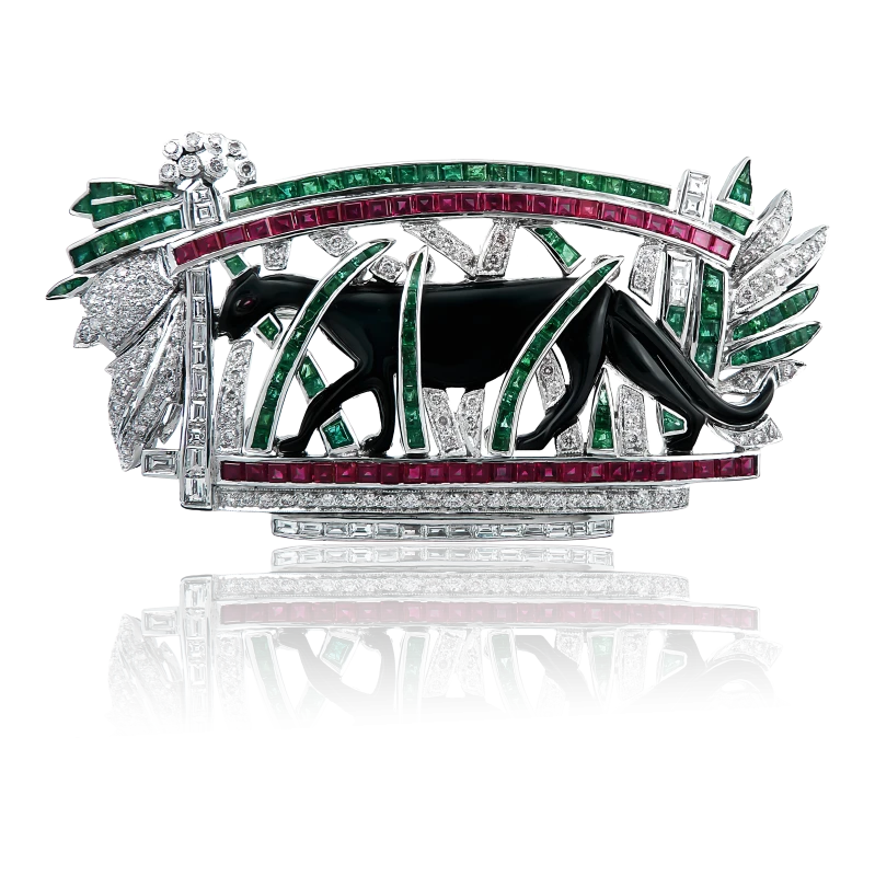 Art Deco Panthere Brooch