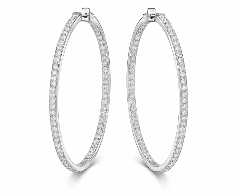 CONGO LARGE EARRINGS 2.18 CT