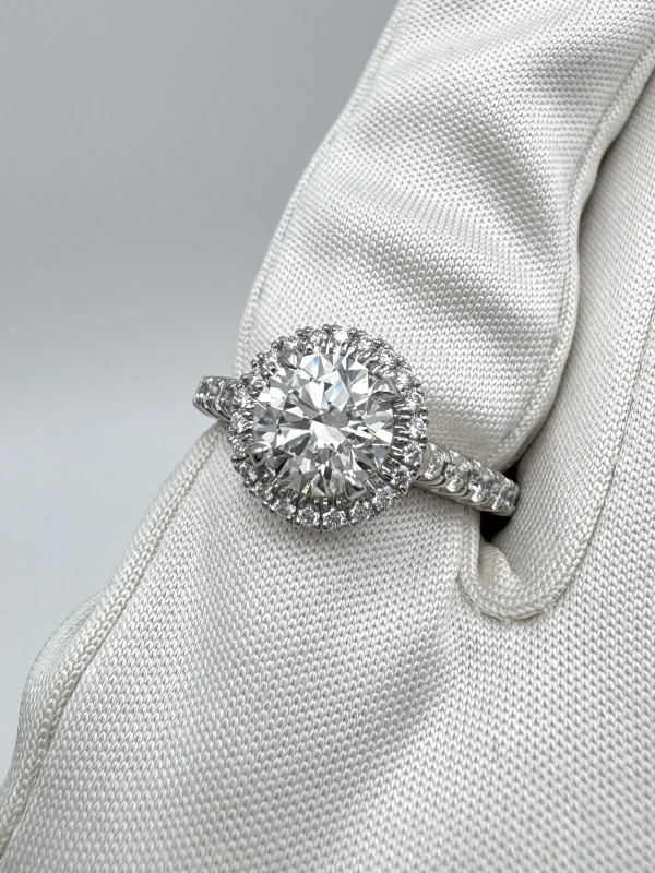 Cartier ROUND DIAMOND 1.20 СТ G/VVS1 RING (GIA) N4246851 3