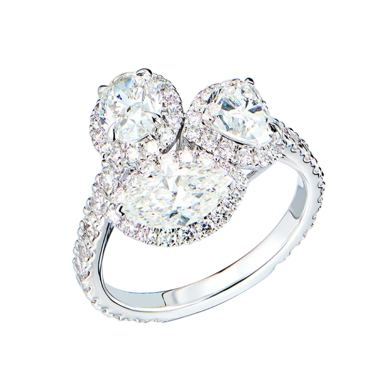 MULTI SHAPE DIAMOND 2.10 CT G/VS2 RING (GIA)