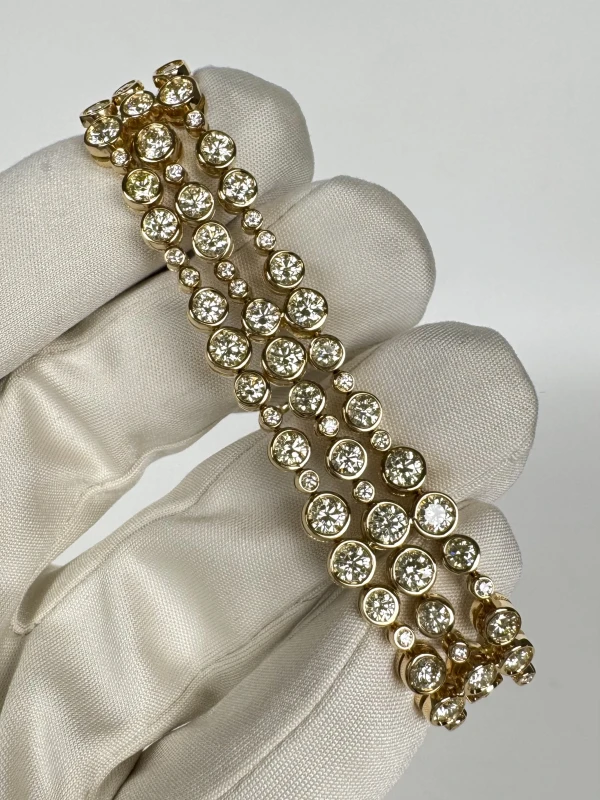 RalfDiamonds ROUND DIAMOND 11.53 CT BRACELET (SIZE 17) RD11330 2