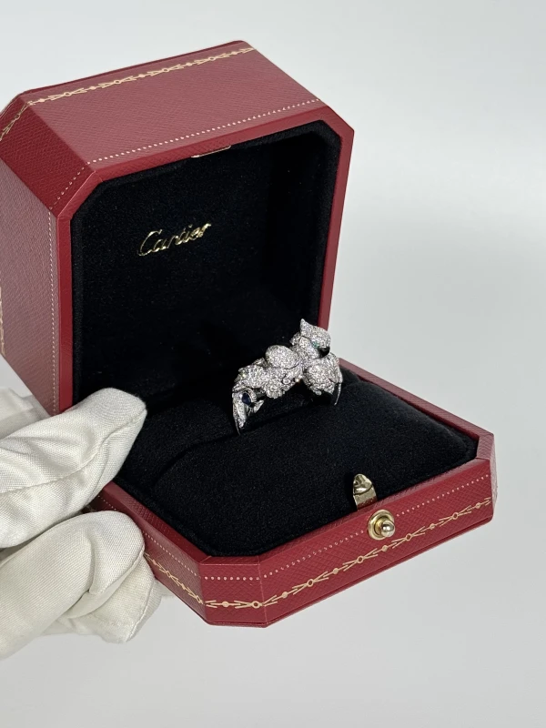 Cartier FAUNE ET FLORE DE CARTIER RING, PAVED (SIZE 52) N4251352 5