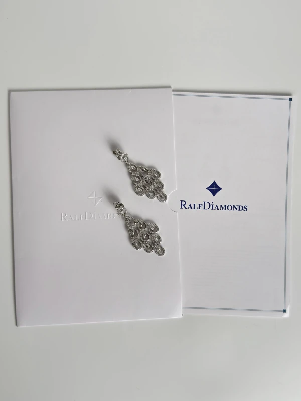 RalfDiamonds PEAR DIAMOND 3.20 CT EARRINGS NN0916 4