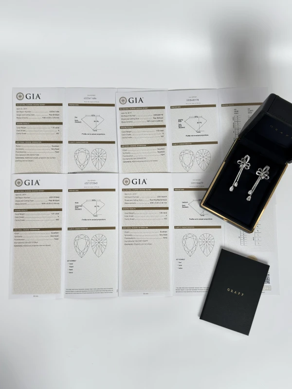 Graff Inspired by Twombly Earrings 10.95 CT RGE1337 5