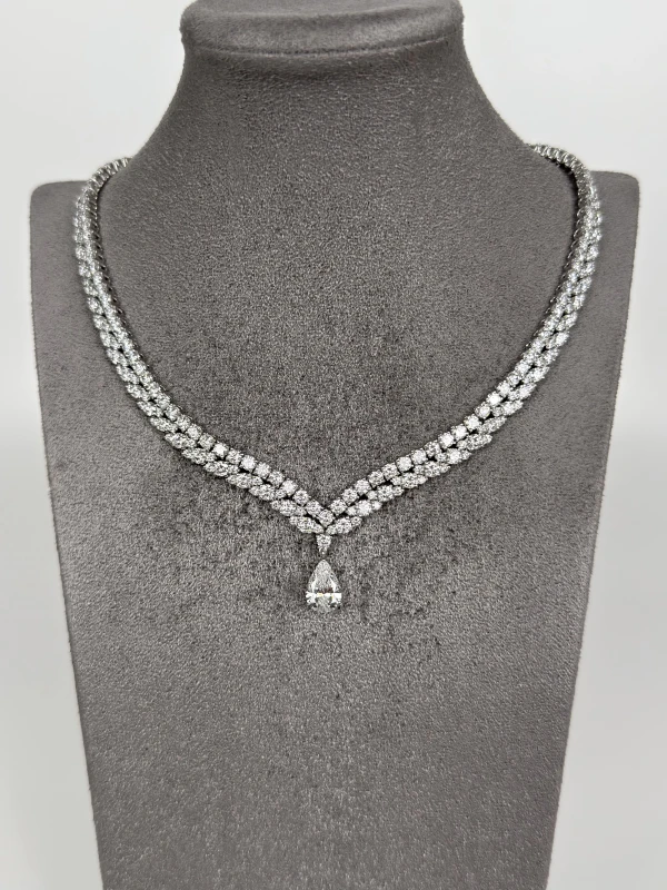 No name DIAMOND 33.84 CT NECKLACE NN33.84 5