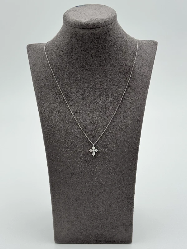 GRAFF LARGE TRAPEZOID DIAMOND 4.13 CT CROSS PENDANT RGP413 2