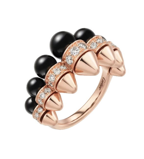 CLASH EXTRA LARGE ONYX RING (SIZE 49)