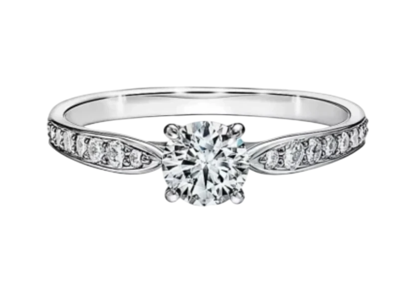 Tiffany & Co ROUND DIAMOND 0.45 CT H/VS1 RING TCo0.45H/VS1 1