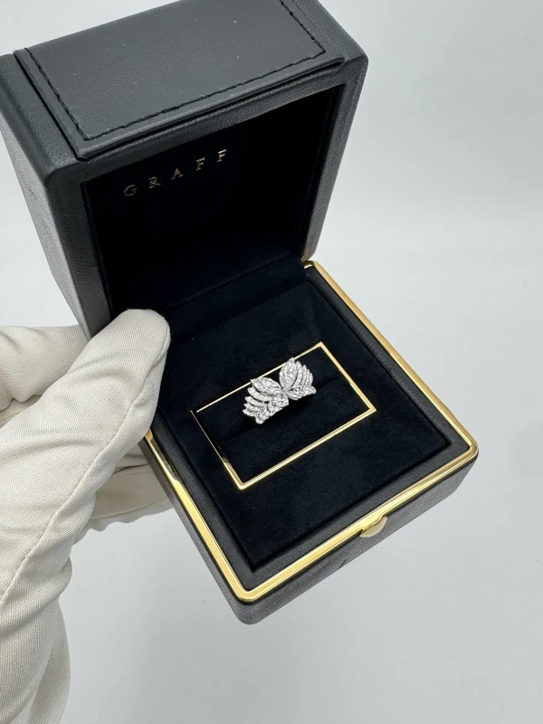 Graff Butterfly Diamond Ring (SIZE 52) RGR861 6
