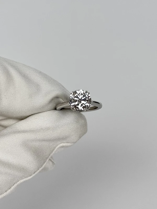 Harry Winston ROUND DIAMOND 2.66 CT E/VVS1 RING (GIA) RGDPRD025NSS-050 4