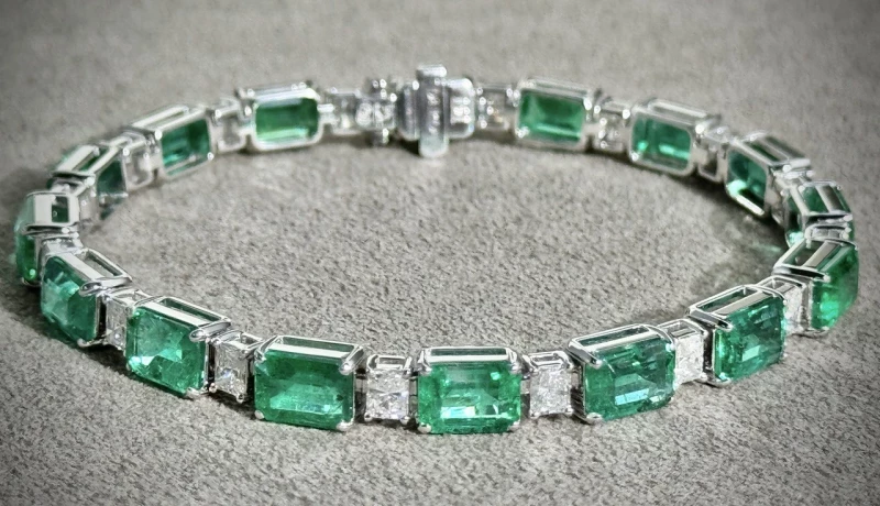 DeRosa CLASSIC EMERALD 15.35 CT & DIAMOND 2.36 CT BRACELET BВ149417711 1