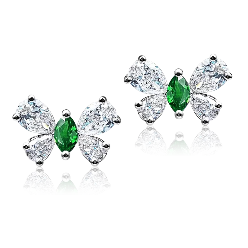 DeRosa EMERALD & DIAMOND EARRINGS E310103