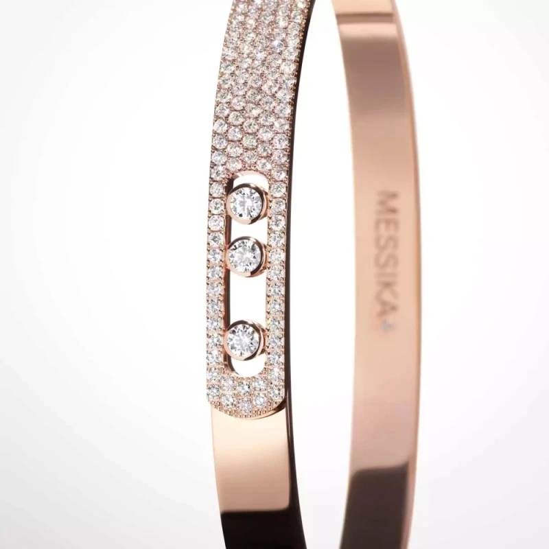 MESSIKA MOVE NOA BANGLE SM PAVÉ (SIZE M) 10093-PG 3