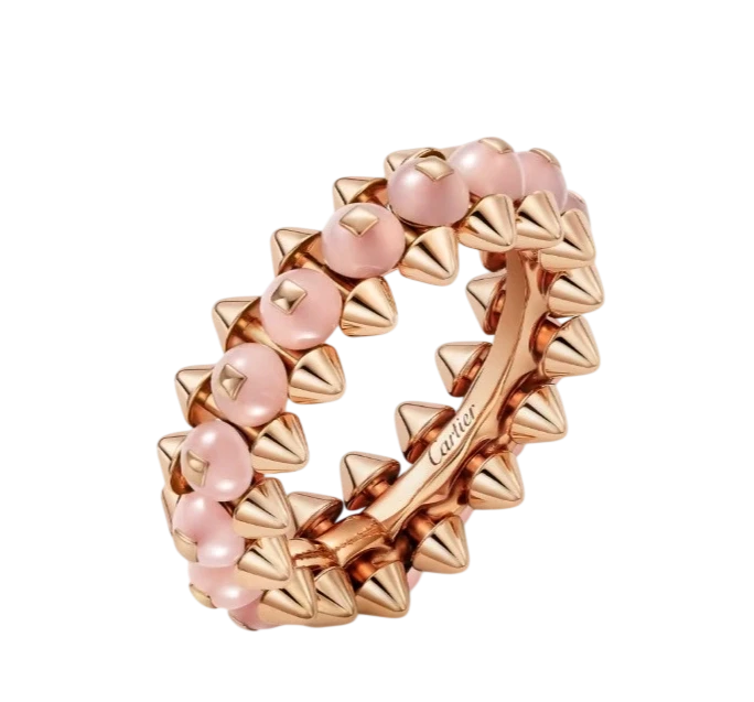 Clash de Cartier ring, pink chalcedony (SIZE 52)
