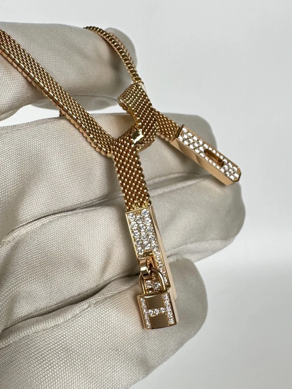 HERMES Kelly Gavroche Necklace H222205B 00ST 5