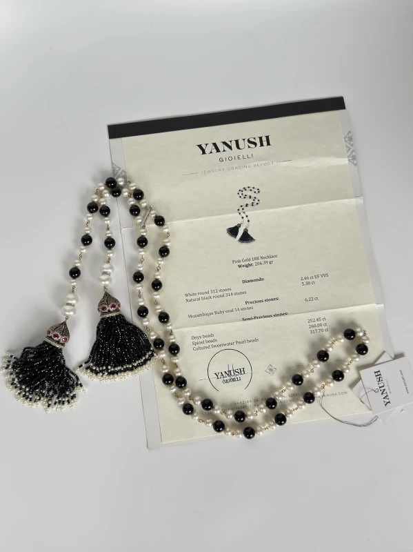 YANUSH GIOIELLI PEARL NECKLACE YN6015PON 6