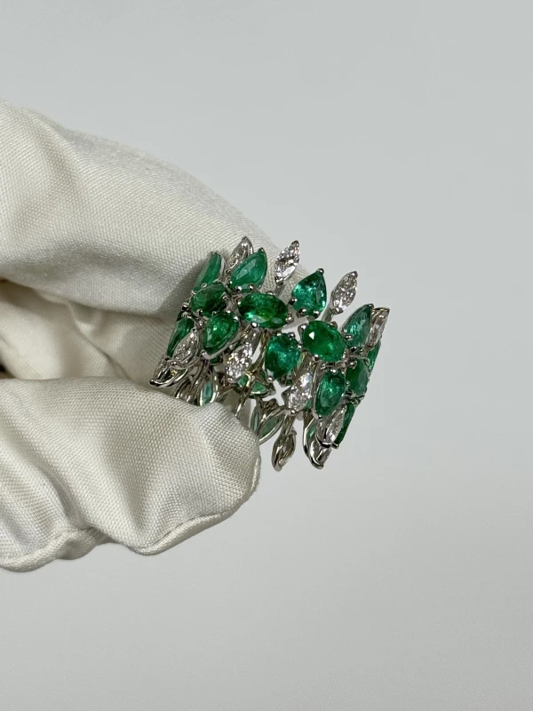 RalfDiamonds EMERALDS&DIAMONDS RING (SIZE 54) RLD1034 2