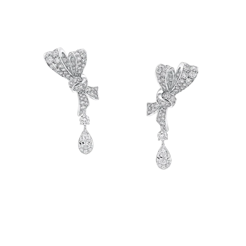 GRAFF Tilda’s Bow Diamond Drop Earrings RGE2024 1