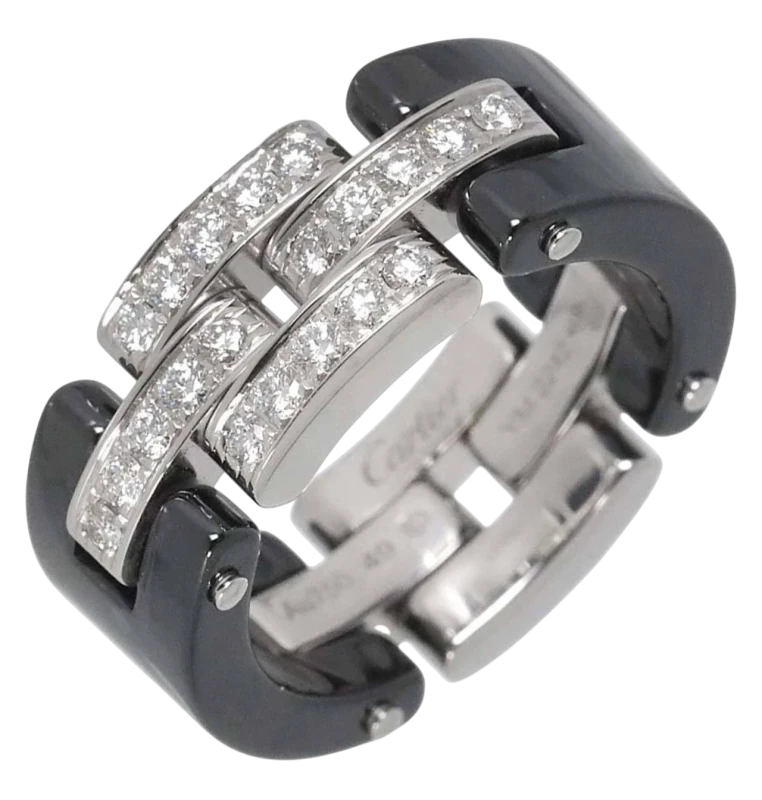 Cartier MAILLON SILBER PANTHERE DIA (SIZE 53) PJC249285F953 1