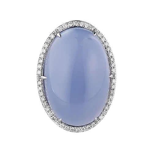 CHALCEDONY RING (SIZE 54)